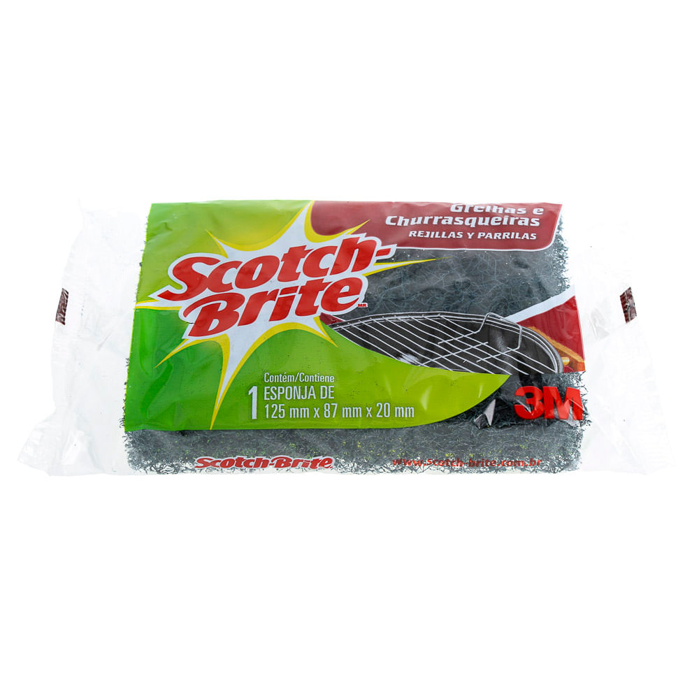 Esponja Scoth Brite fibra parilla 1 un
