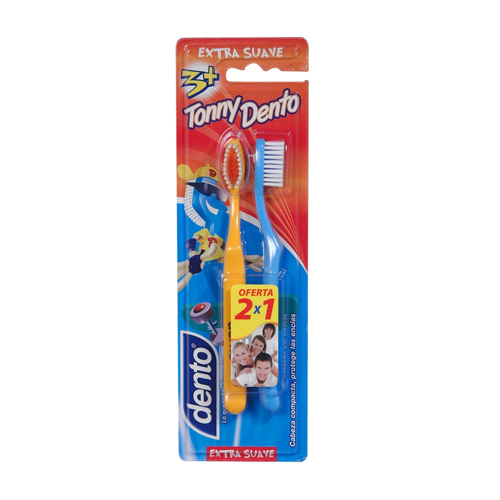 Pack Cepillo dental Dento tonny extra suave 2 un