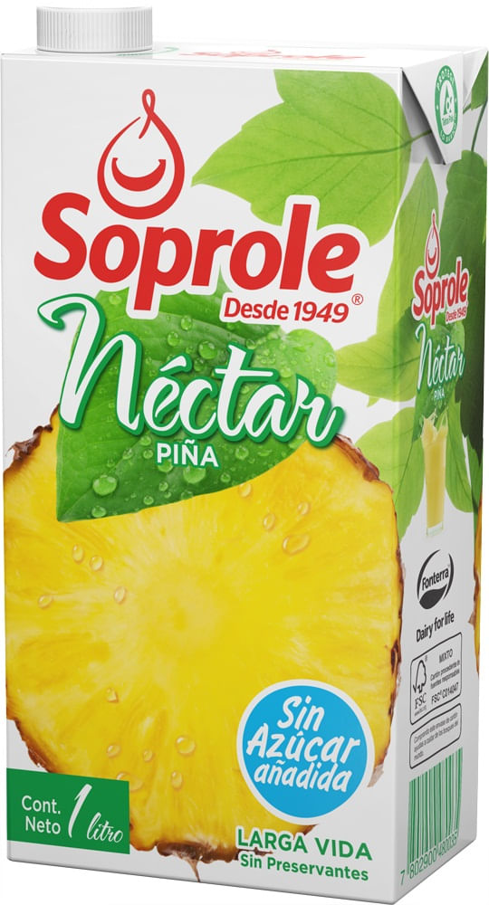 Néctar Soprole piña 1 L