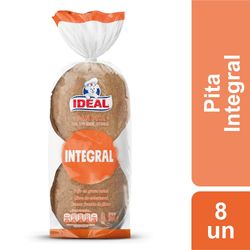 Pan pita Ideal integral 8 un bolsa 344 g