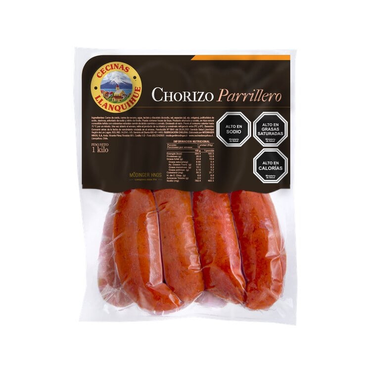 Chorizo parrillero Llanquihue 1 Kg