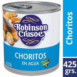 Chorito Robinson Crusoe al natural lata 425 g