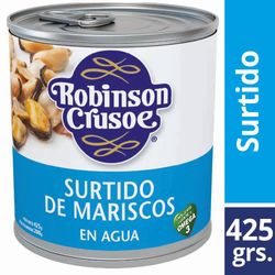 Surtido de Mariscos Robinson Crusoe natural lata 425 g