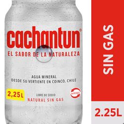 Agua mineral Cachantun sin gas 2.25 L