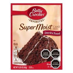 Mezcla Betty Crocker torta chocolate dulce 517 g