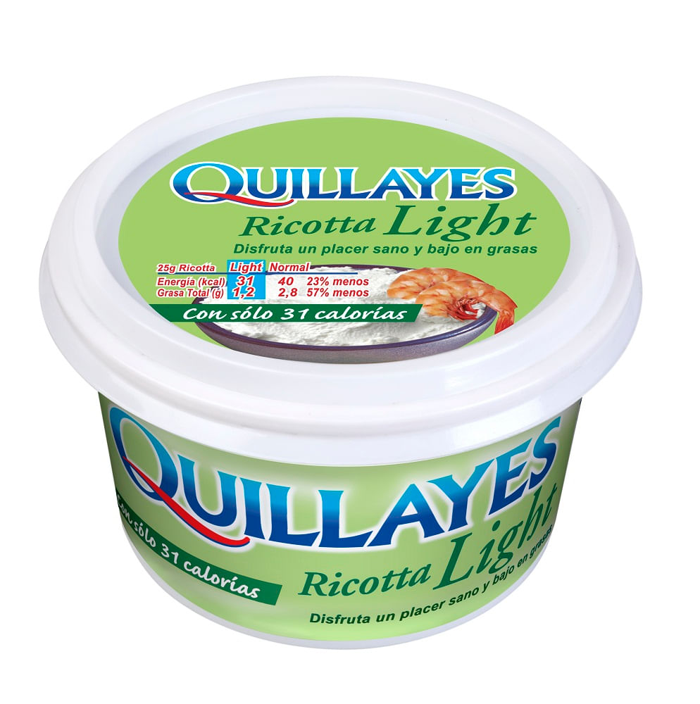Ricotta Quillayes light pote 200 g Ricotta Quillayes light pote 200 g