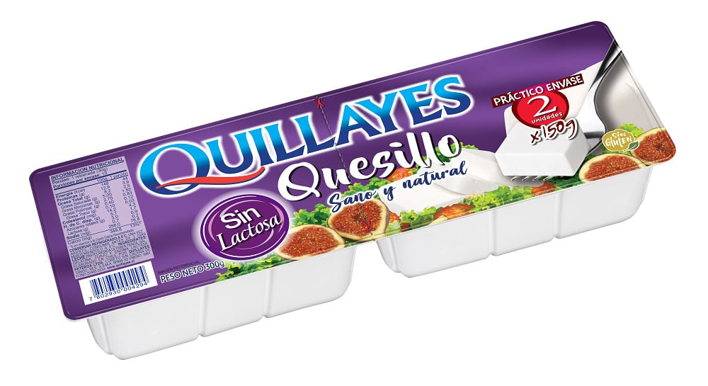Quesillo Quillayes sin lactosa 300 g
