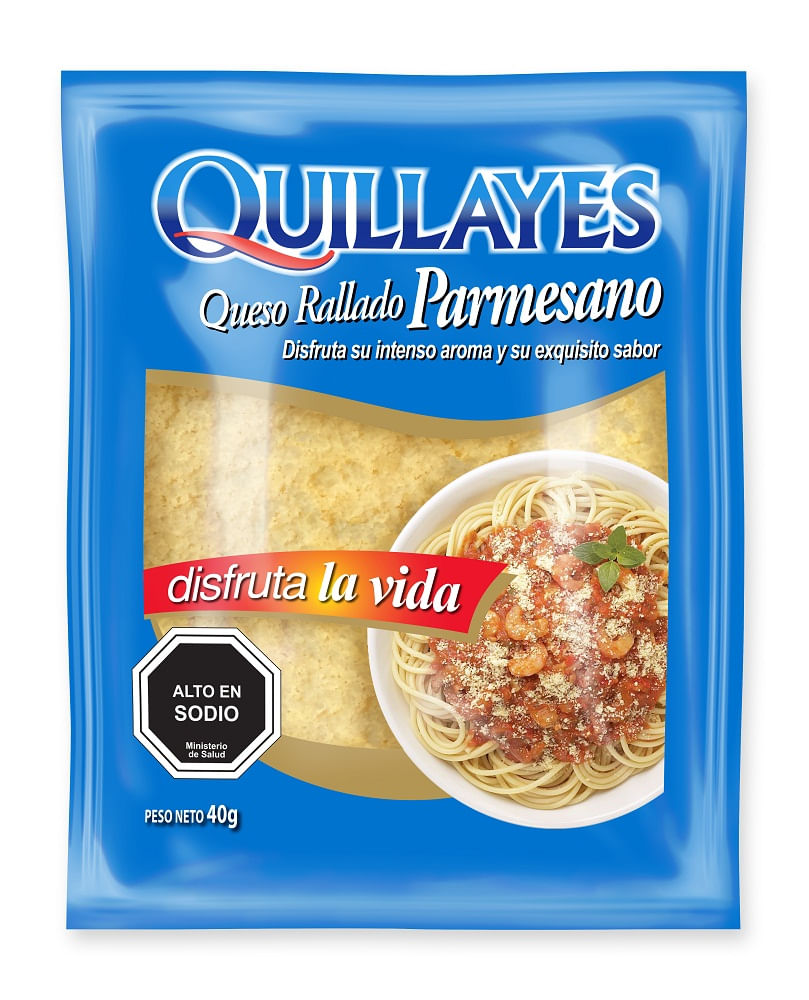 Queso rallado parmesano Quillayes 40 g
