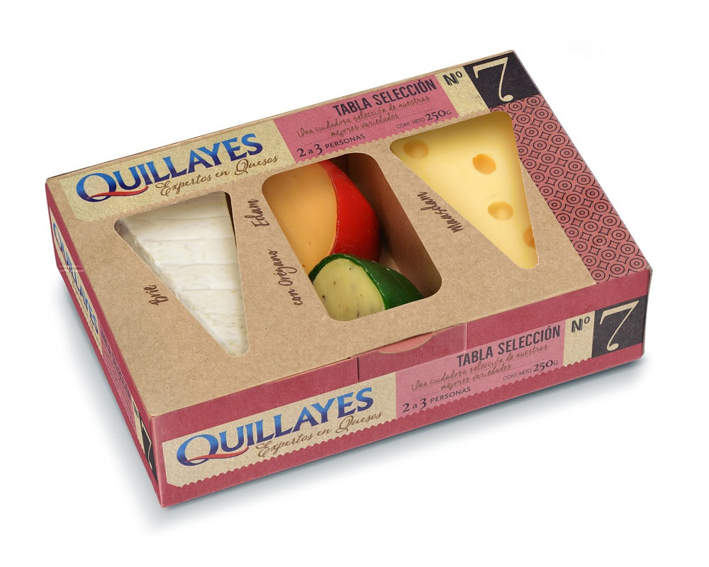 Tabla de quesos Quillayes Romance 250 g