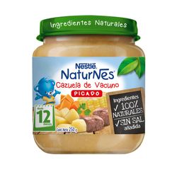 Picado Nestlé Naturnes cazuela de vacuno 250 g
