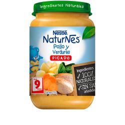 Picado Nestlé Naturnes pollo y verduras 215 g