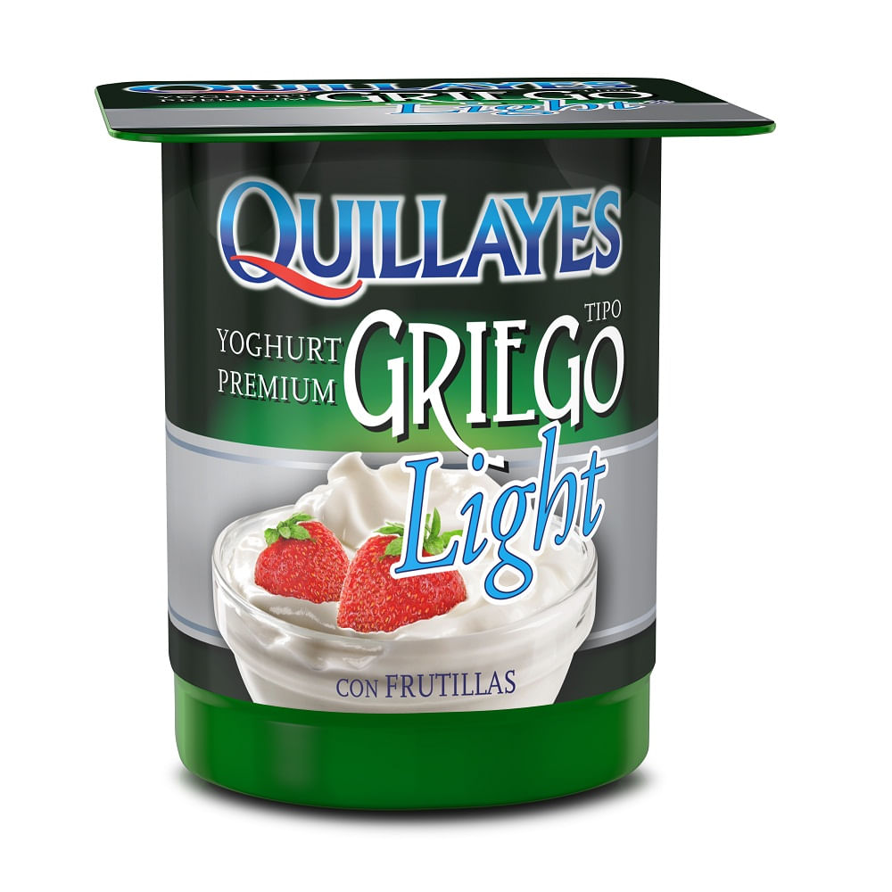 Yoghurt Griego Quillayes light frutilla 110 g