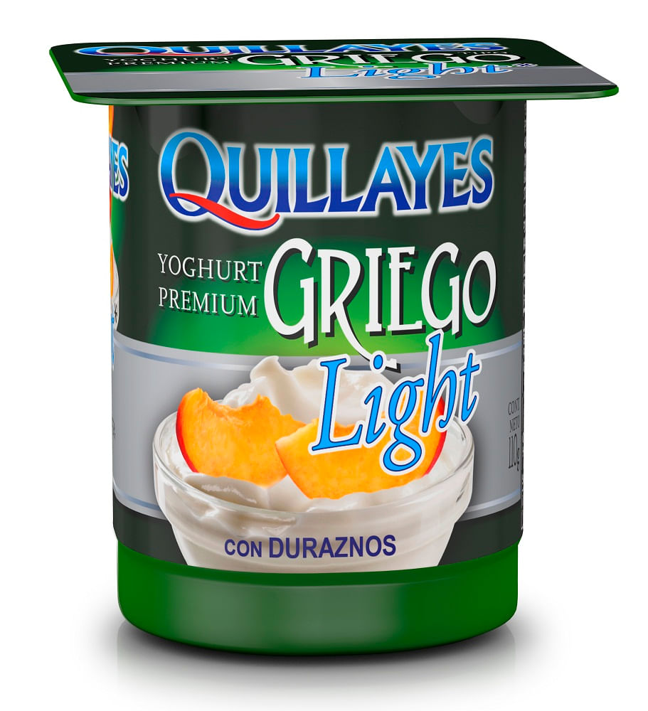 Yoghurt Griego Quillayes light durazno 110 g