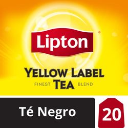 Té Lipton Yellow Label 20 bolsitas