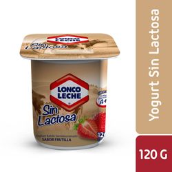 Yoghurt Loncoleche sin lactosa frutilla 120 g