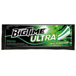 Chicle Bigtime menta ultra 14 g