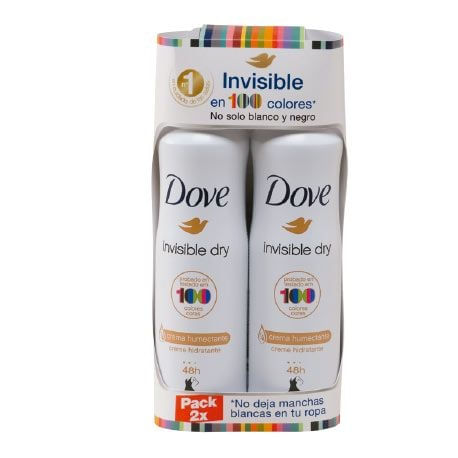 Pack Desodorante Dove invisible dry spray 2 un de 150 ml