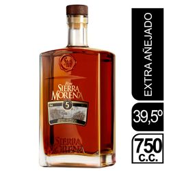 Ron Sierra Morena extra añejado 39.5° botella 750 cc