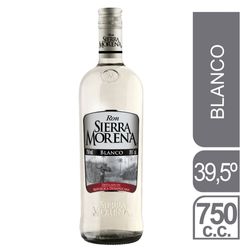 Ron blanco Sierra Morena 39.5° botella 750 cc