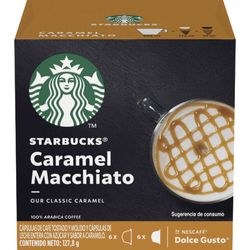 Cápsulas Starbucks Nescafé Dolce Gusto caramel macchiato 12 un