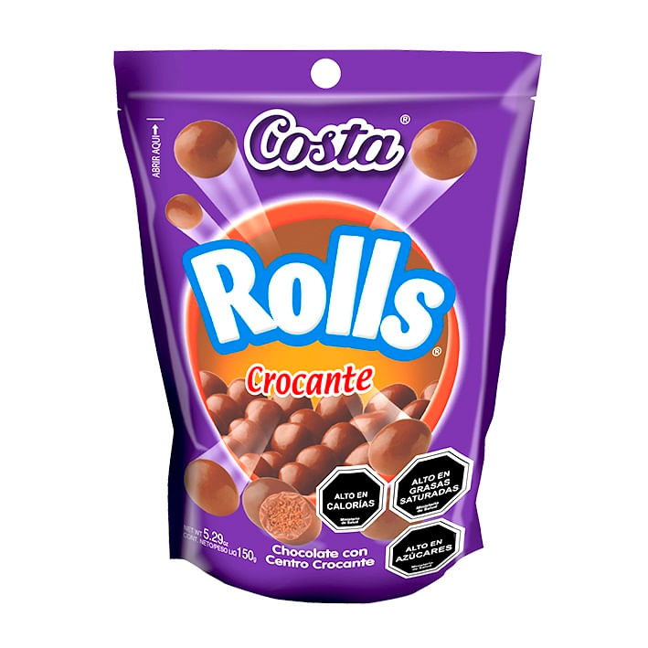 Chocolate Rolls Costa crocantes 150 g Chocolate Rolls Costa crocantes 150 g