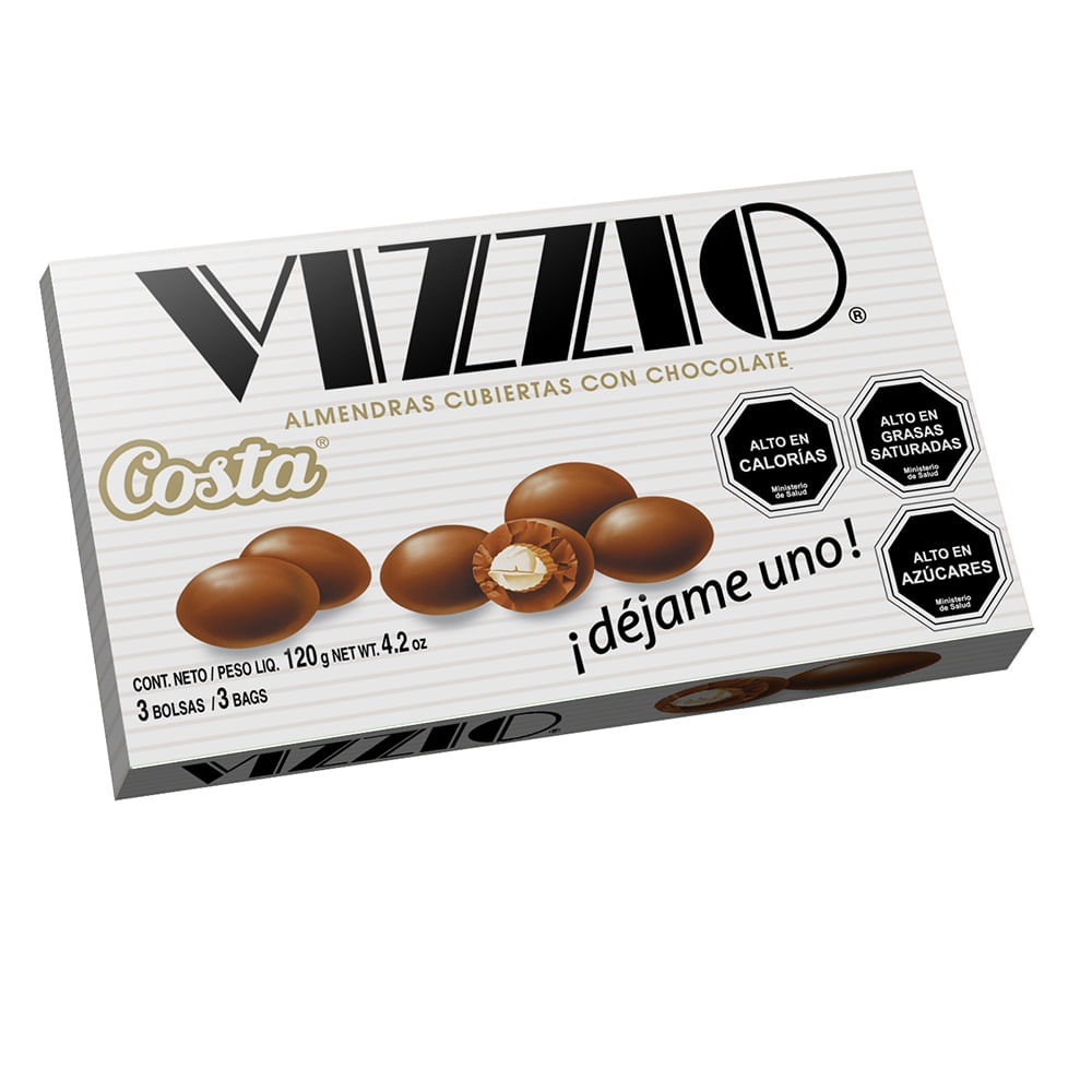 Chocolate Vizzio Costa caja 120 g Chocolate Vizzio Costa caja 120 g