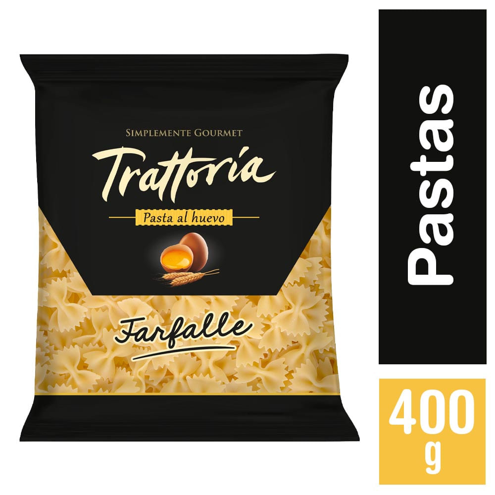 Pasta farfalle al huevo Trattoria 400 g