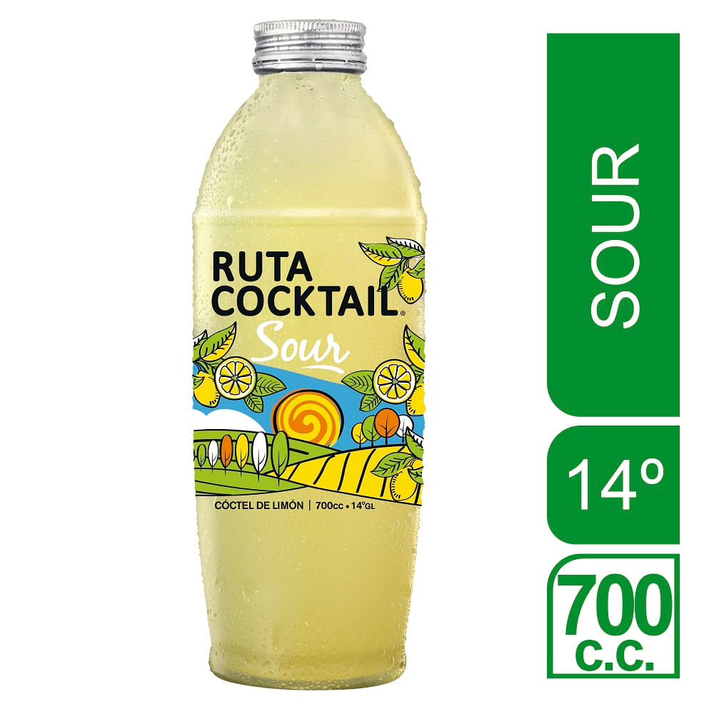 Cóctel Ruta Cocktail sour limón 700 cc