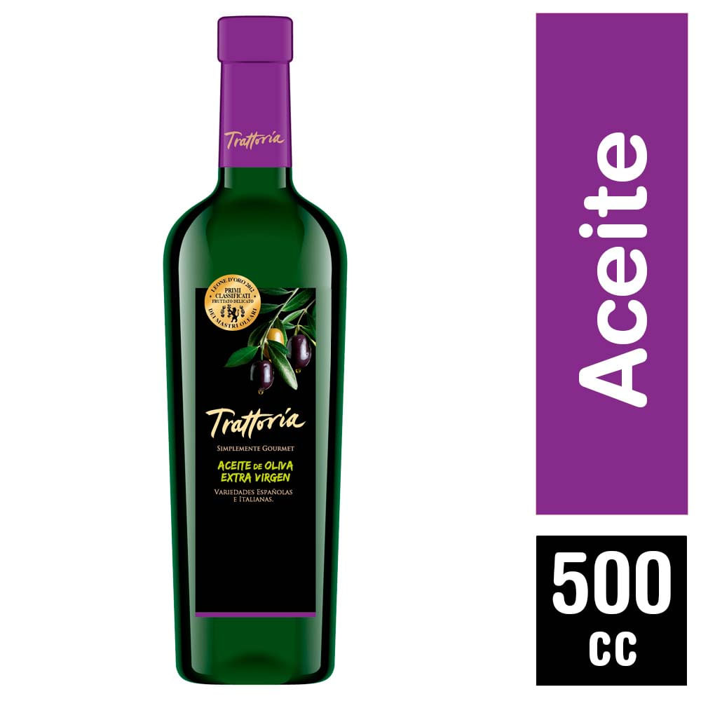 Aceite de oliva Trattoria extra virgen 500 ml