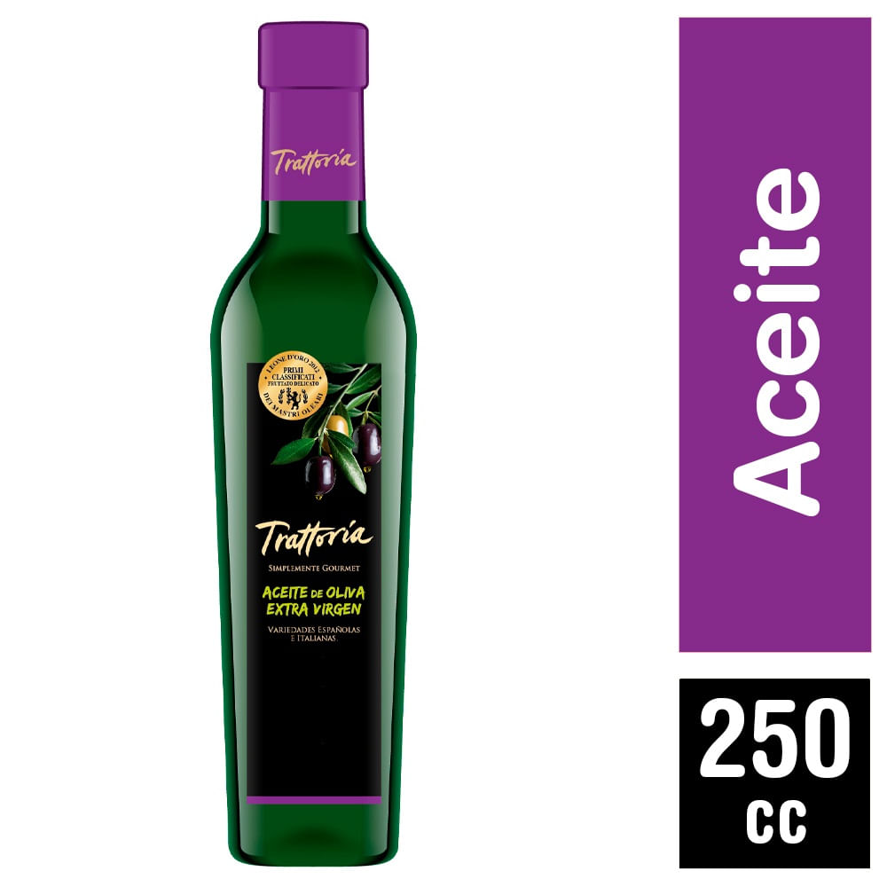 Aceite de oliva Trattoria extra virgen 250 ml