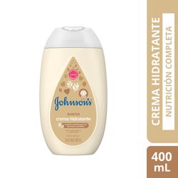 Crema hidratante para bebé Johnson's avena 400 ml