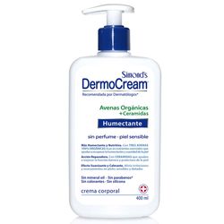 Crema corporal Simond's dermocream avena orgánicas humectante 400 ml