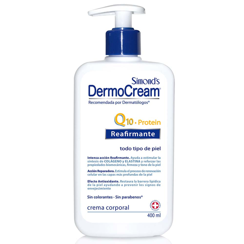 Crema corporal Simond's dermocream Q10 protein reafirmante 400 ml
