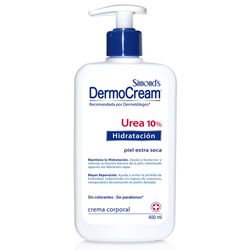 Crema corporal Simond's dermocream urea 10% hidratación 400 ml