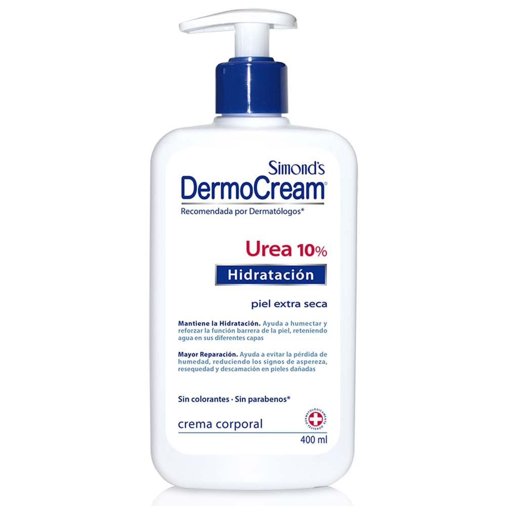Crema corporal Simond's dermocream urea 10% hidratación 400 ml