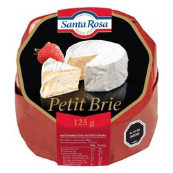 Queso petit brie Santa Rosa125 g