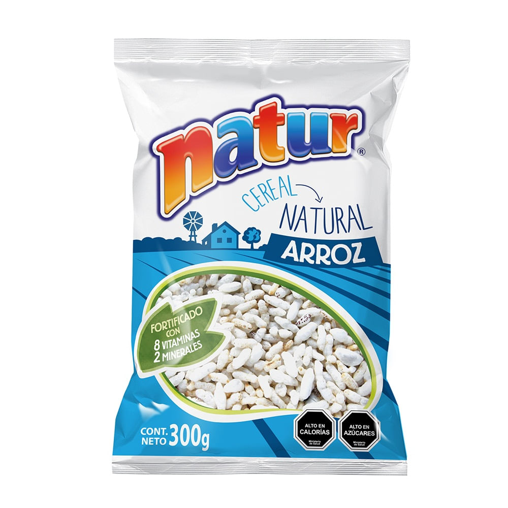 Cereal Natur arroz inflado bolsa 300 g Cereal Natur arroz inflado bolsa 300 g