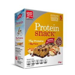Pack Barra cereal Your Goal protein plátano chocolate y caramelo 5 un de 42 g