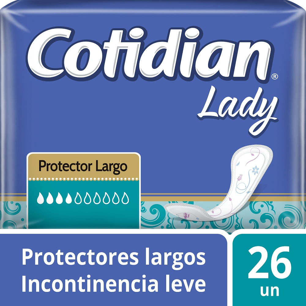 Protector diario Cotidian lady largos 26 un