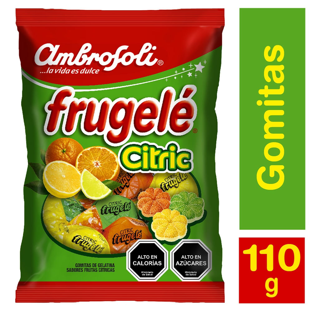 Gomitas Frugelé Ambrosoli citric bolsa 110 g