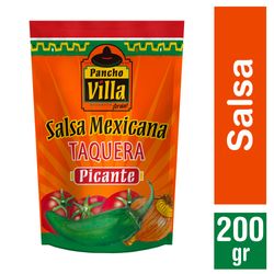 Salsa mexicana Pancho Villa taquera picante doy pack 200 g