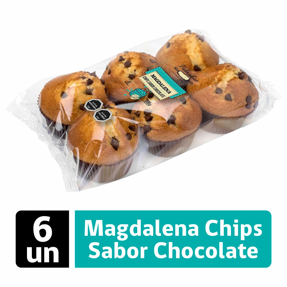 Magdalena Pulmahue chip chocolate bolsa 6 un