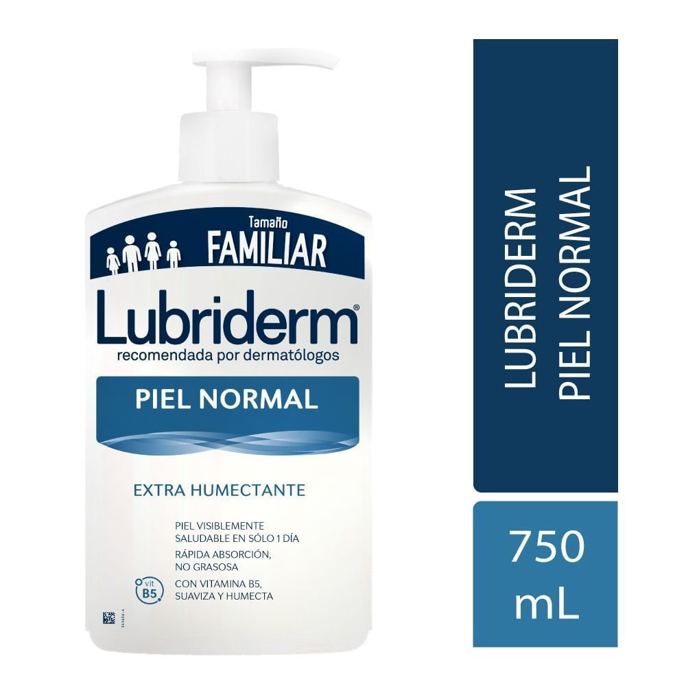 Crema Lubriderm piel normal 750 ml