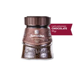Café soluble liofilizado Juan Valdez chocolate frasco 95 g