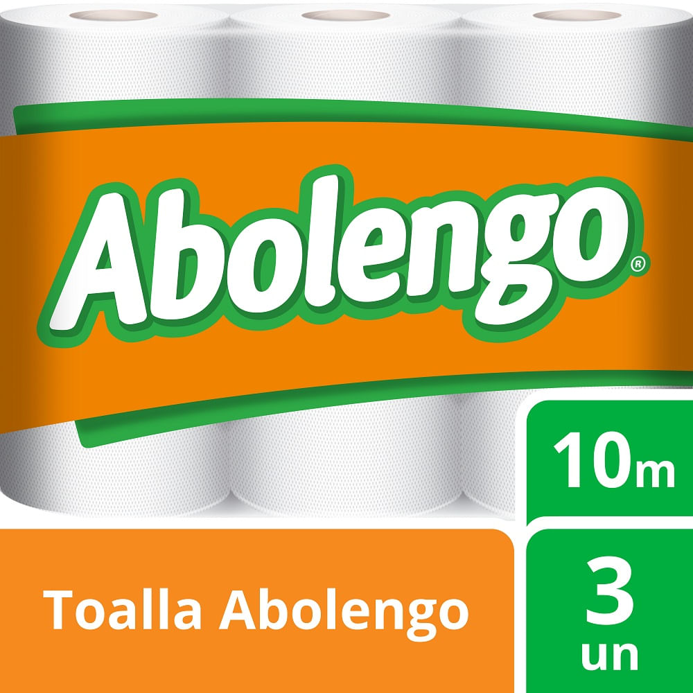 Toalla de papel Abolengo 3 un de 10 m