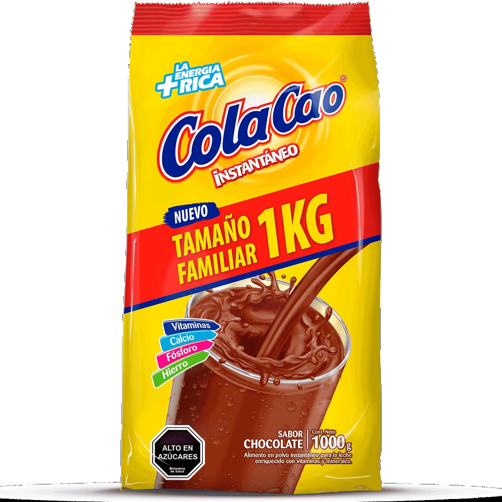 Saborizante para leche Cola Cao chocolate bolsa 1 Kg