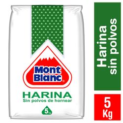 Harina Mont Blanc sin polvo 5 Kg