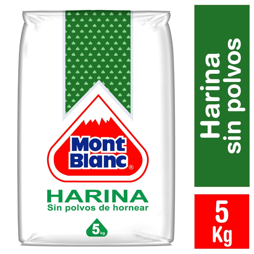 Harina Mont Blanc sin polvo 5 Kg