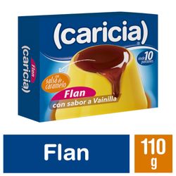 Flan Caricia de vainilla con Caramelo 110 Gr.
