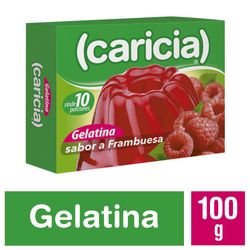 Gelatina Caricia frambuesa 100 g